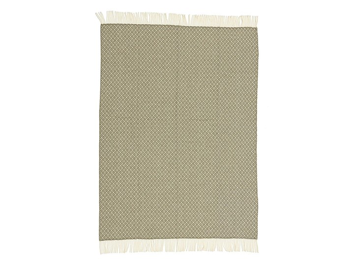 Pled Zelandia 140x200cm tea green cross, 140 x 200 cm 140x200 cm Wełna 130x180 cm Koc Pomieszczenie Salon