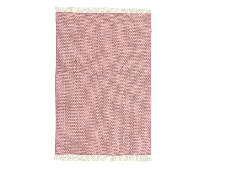 Pled Zelandia 140x200cm old rose cross, 140 x 200 cm Wełna Koc 130x180 cm 140x200 cm Pomieszczenie Salon