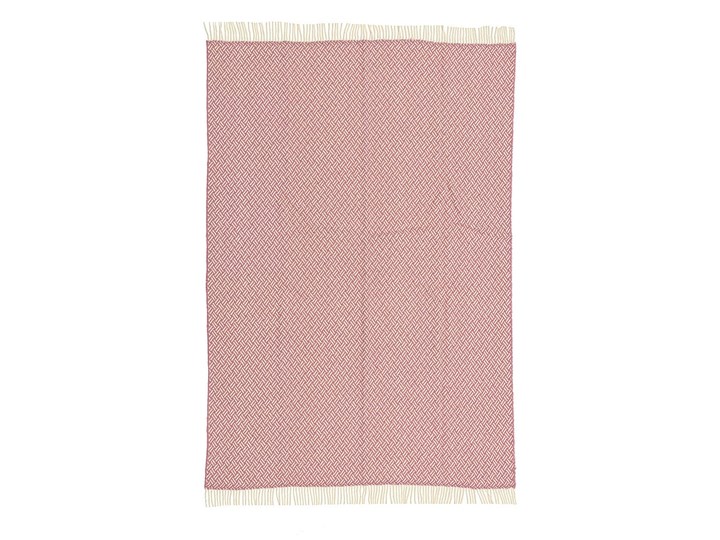 Pled Zelandia 140x200cm old rose cross, 140 x 200 cm 140x200 cm Koc 130x180 cm Wełna Pomieszczenie Sypialnia