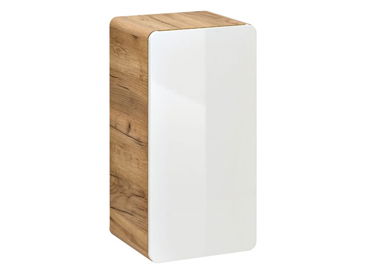 Komplet wiszących mebli łazienkowych Borneo 4Q 60 cm - Biały połysk Kategoria Zestawy mebli łazienkowych Kolor Brązowy