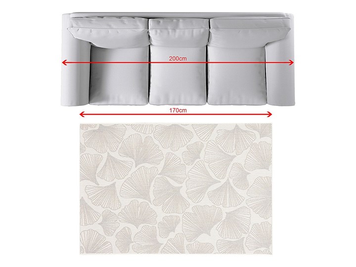 Dywan Lineo snow white/silver 120x170cm, 120 x 170 cm Kolor Szary Dywany 120x170 cm Prostokątny Bawełna Syntetyk Juta Pomieszczenie Przedpokój