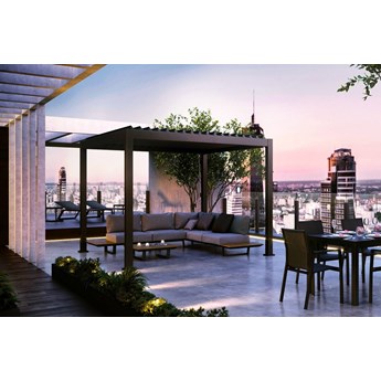 Zadaszenie tarasowe PERARA 300x300cm antracyt
