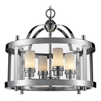 Lampa wisząca New York Silver 33×42 cm Cosmo Light