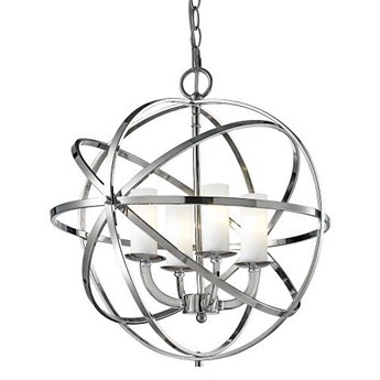 Lampa wisząca Orlando Silver 4L Cosmo Light 45×52,6cm