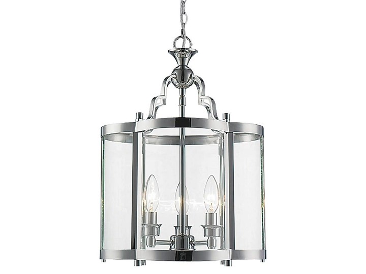 Lampa wisząca New York 3L 33x22x51cm Cosmo Light Kategoria Lampy wiszące Lampa z kloszem Szkło Metal Kolor Szary