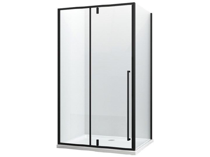 VELDMAN CZARNE PROFILE KABINA PRYSZNICOWA ERGO - ROZMIAR DO WYBORU Wysokość 195 cm Kwadratowa Przyścienna Szerokość 100 cm Szerokość 90 cm Szerokość 80 cm Kolor Czarny