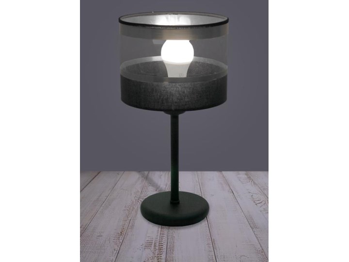Przezroczysta lampka nocna E660-Leons Wysokość 38 cm Lampa nocna Kategoria Lampy stołowe Kolor Szary