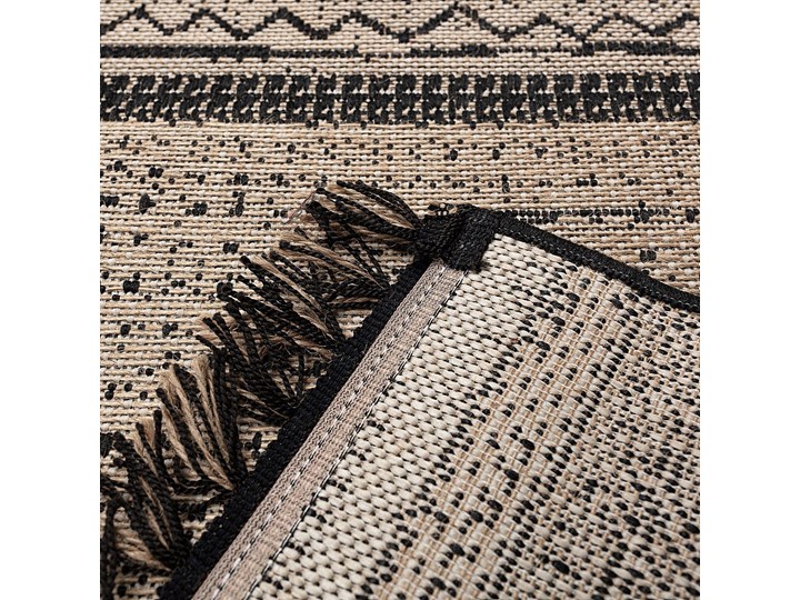 Dywan Origin black/jute 160x230cm, 160 x 230 cm Syntetyk Kolor Czarny 160x230 cm Juta Bawełna Prostokątny Dywaniki Dywany Kategoria Dywany