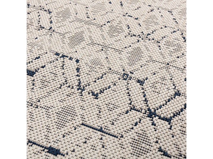 Dywan Lineo wool/midnight blue 160x230cm, 160 x 230 cm Pomieszczenie Balkon i taras Bawełna 160x230 cm Dywany Syntetyk Juta Prostokątny Kolor