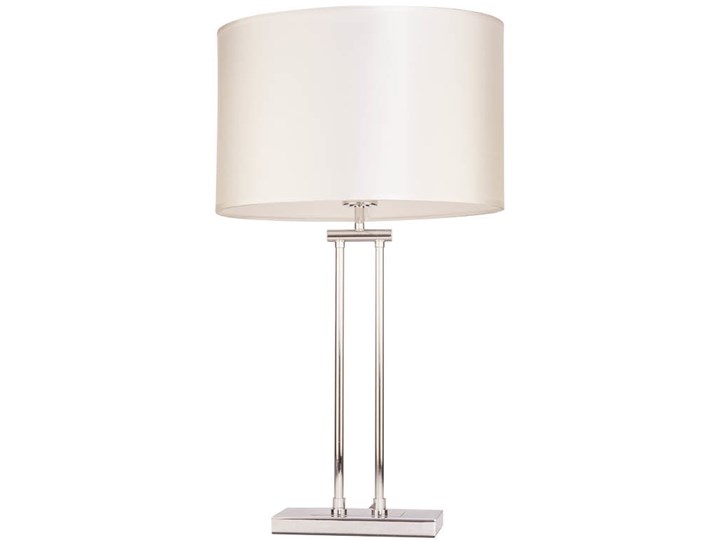 Lampa stołowa Athens 37x60cm Cosmo Light Kolor Biały Wysokość 60 cm Lampa z abażurem Kategoria Lampy stołowe