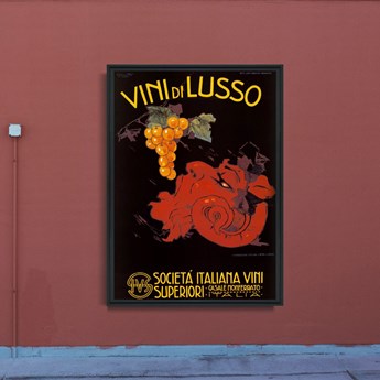 Plakat na ścianę Plakat na ścianę Plakat z włoskiego wina Vini di Lusso