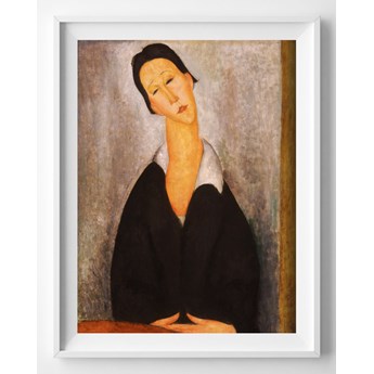 Plakaty w stylu retro Plakaty w stylu retro Amedeo Modigliani Portret polskiej kobiety