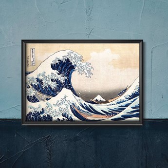 Plakat w stylu vintage Plakat w stylu vintage Blue Fuji Katsushika Hokusai