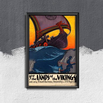Plakat na ścianę Plakat na ścianę Viking Sweden Thor Scandinavia