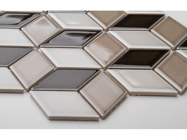 Płytka Diamond Art Deco Szkliwiony Romb Płytki ścienne Mozaika Płytki podłogowe Gres Wzór Geometryczny