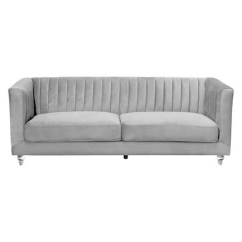 Sofa tapicerowana trzyosobowa jasnoszara Visone BLmeble kod: 4260586354591