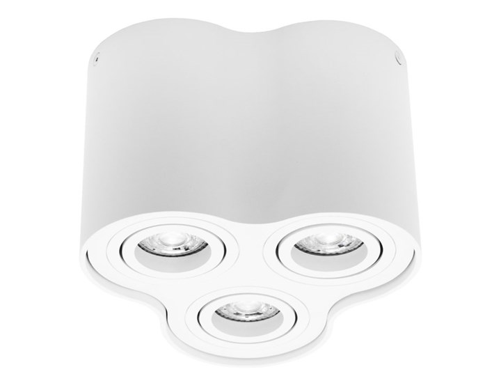 Lampa sufitowa natynkowa SKAND 3 White 3xGU10 IP20 okrągła biała potrójna EDO777106 EDO