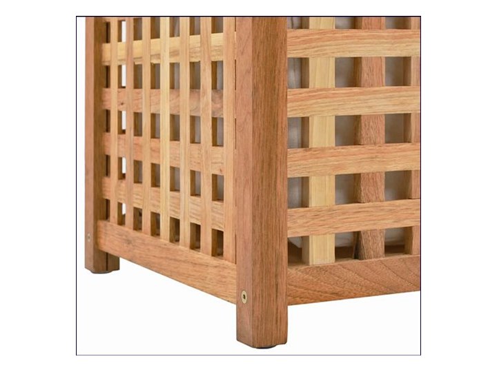 Skrzynia na pranie z drewna Kastilo 2X Kategoria Drewno Kolor Brązowy