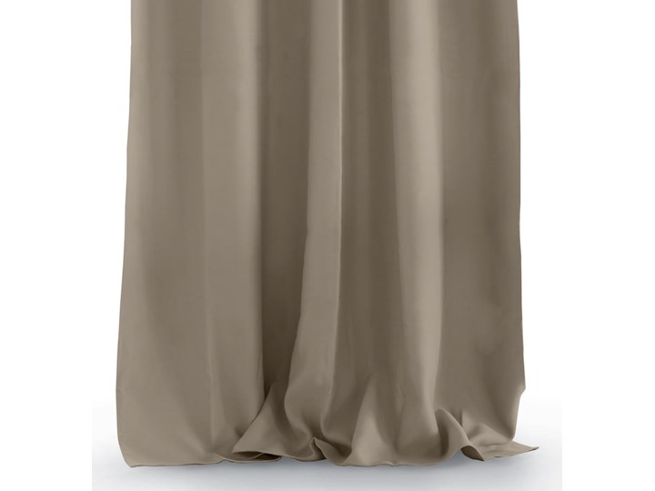 Beżowa zasłona zaciemniająca AmeliaHome Eyelets Beige, 140x245 cm