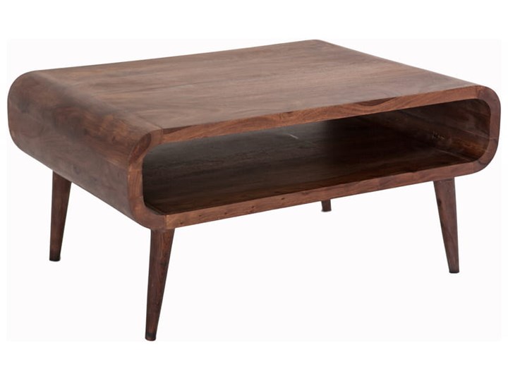Stolik GUBBE - 80x60 cm (Karmel) Drewno Zestaw stolików Styl Vintage