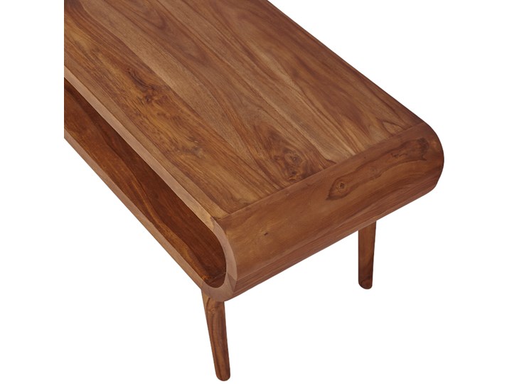 Stolik GUBBE - 80x60 cm (Karmel) Drewno Zestaw stolików Kolor Beżowy
