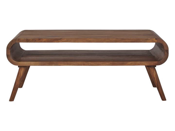 Stolik GUBBE - 80x60 cm (Karmel) Drewno Styl Nowoczesny Zestaw stolików Styl Vintage