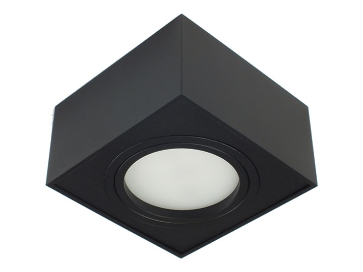 Nowoczesna oprawa sufitowa GX53 kwadrat ruchoma czarna czarny mat aluminiowa Oprawa led Oprawa ruchoma Oprawa halogenowa Kwadratowe Oprawa stropowa Kategoria Oprawy oświetleniowe