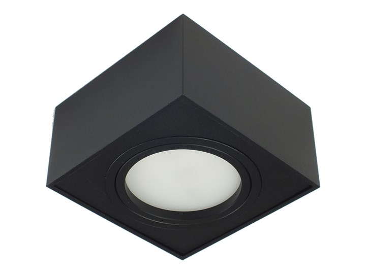 Nowoczesna oprawa sufitowa GX53 kwadrat ruchoma czarna czarny mat aluminiowa Kwadratowe Oprawa stropowa Oprawa led Oprawa halogenowa Oprawa ruchoma Kategoria Oprawy oświetleniowe