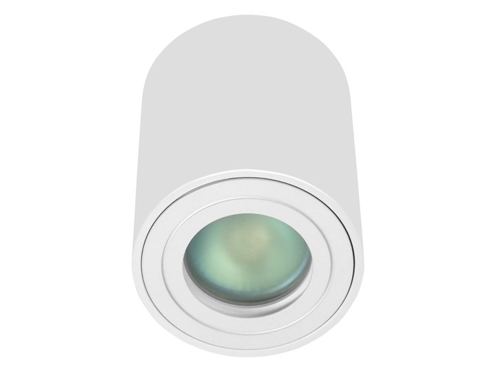 Sufitowa oprawa natynkowa IP65, okrągła, tuba, biały mat aluminiowa Oprawa led Okrągłe Oprawa halogenowa Oprawa stropowa Kategoria Oprawy oświetleniowe