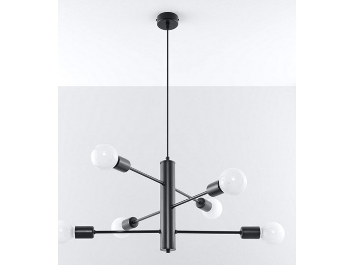 Loftowy żyrandol z regulacją E759-Duomi Metal Lampa inspirowana Pomieszczenie Salon
