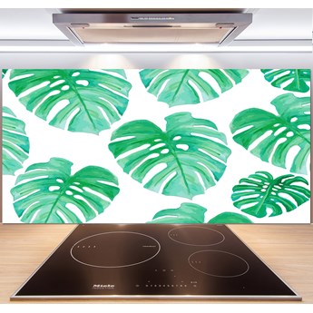 Panel między meble w kuchni Monstera