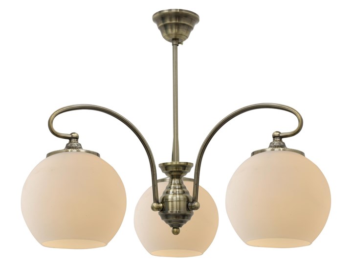 Lampa sufitowa wisząca 3X60W E27 patynowa miedź ORBIT 33-69351 Żyrandol Metal Kategoria Lampy wiszące Kolor Beżowy