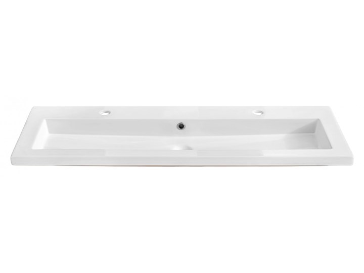 Zestaw mebli łazienkowych z oświetleniem LED Monako 3Q 120 cm - Biały połysk Kategoria Zestawy mebli łazienkowych
