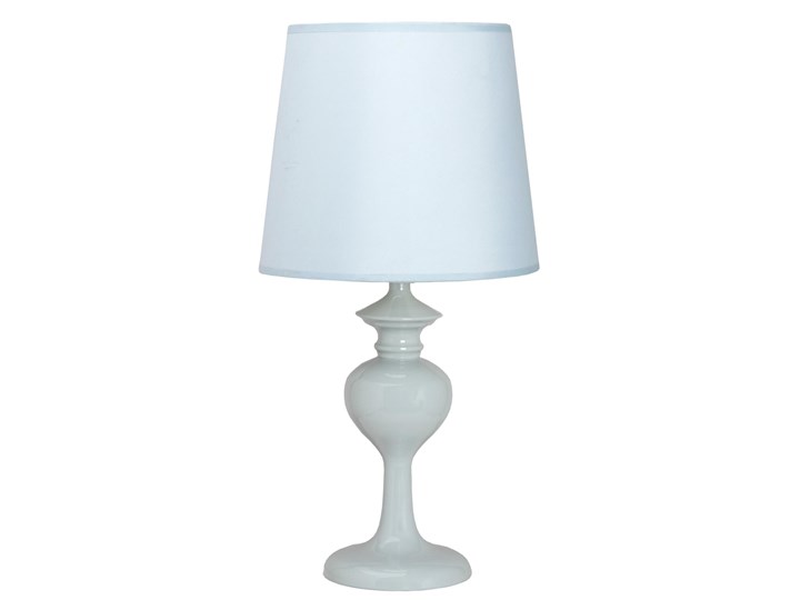 Lampka stołowa błękitna nocna Berkane 41-11749 Metal Lampa z abażurem Kategoria Lampy stołowe Tkanina Lampa nocna Kolor