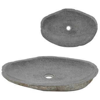 Emaga Umywalka z kamienia rzecznego, owalna, 60-70 cm