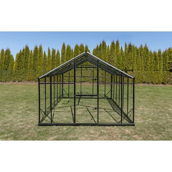 Szklarnia Sanus XL-24 wymiar 2,9x8,5m H=2,25m 24,6m2 szkło hartowane 4mm