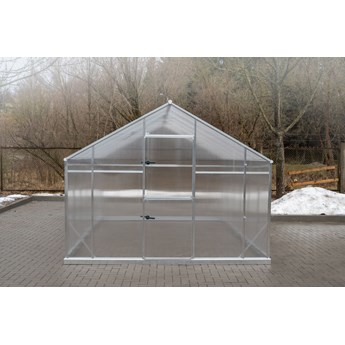 Szklarnia Sanus XL-18 wymiar 2,9x6,4m H=2,25m 18,6m2 poliwęglan 6mm