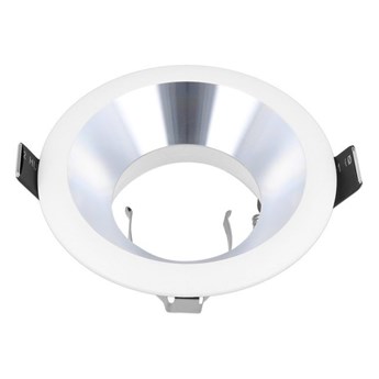 Oprawa sufitowa LED line® aluminiowa okrągła biało-srebrna