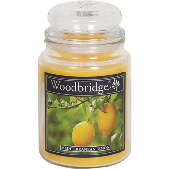 Woodbridge świeca zapachowa w słoju duża 2 knoty 565 g - Mediterranean Lemon