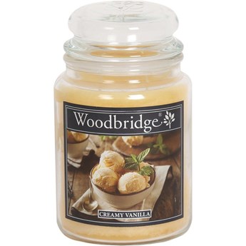 Woodbridge świeca zapachowa w słoju duża 2 knoty 565 g - Creamy Vanilla