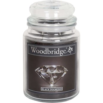 Woodbridge świeca zapachowa w słoju duża 2 knoty 565 g - Black Diamond