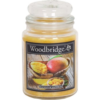 Woodbridge świeca zapachowa w słoju duża 2 knoty 565 g - Mango & Saffron