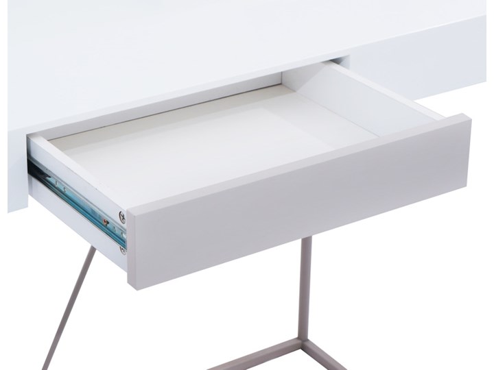 Biurko Grace Stal Drewno Szerokość 50 cm Głębokość 50 cm Płyta MDF Szerokość 110 cm Pomieszczenie Biuro