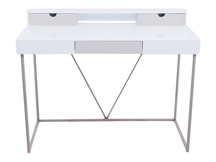 Biurko Grace Szerokość 50 cm Drewno Szerokość 110 cm Płyta MDF Stal Głębokość 50 cm Pomieszczenie Biuro