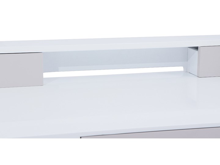 Biurko Grace Szerokość 50 cm Pomieszczenie Biuro Płyta MDF Drewno Stal Szerokość 110 cm Głębokość 50 cm Kategoria Biurka