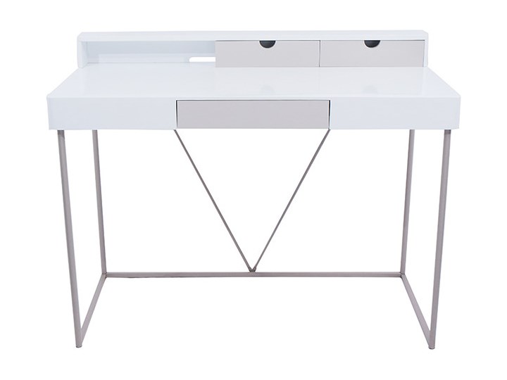 Biurko Grace Szerokość 110 cm Drewno Płyta MDF Głębokość 50 cm Styl Nowoczesny Szerokość 50 cm Stal Kategoria Biurka