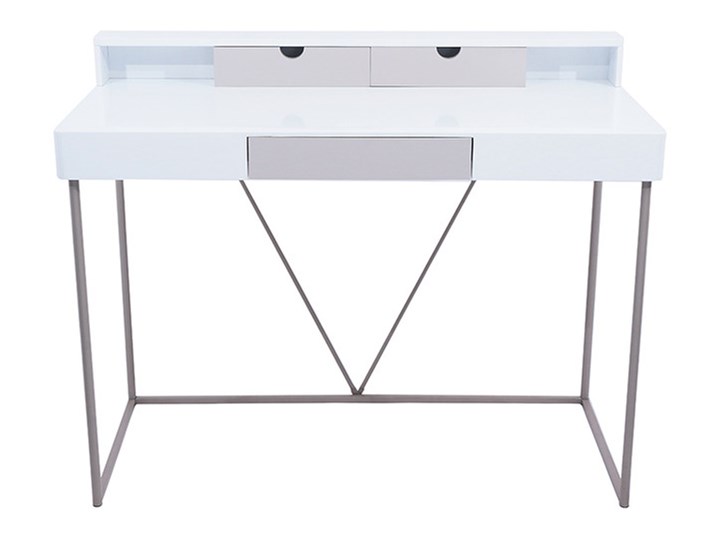 Biurko Grace Stal Głębokość 50 cm Szerokość 50 cm Kategoria Biurka Szerokość 110 cm Drewno Płyta MDF Pomieszczenie Biuro