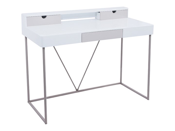 Biurko Grace Stal Płyta MDF Szerokość 110 cm Głębokość 50 cm Drewno Szerokość 50 cm Pomieszczenie Biuro Kategoria Biurka
