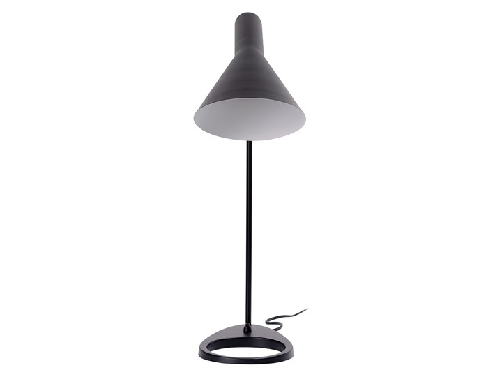 Aluminiowa lampka biurkowa Fono Metal Wysokość 50 cm Lampa z kloszem Kategoria Lampy stołowe Lampa biurkowa Pomieszczenie Salon