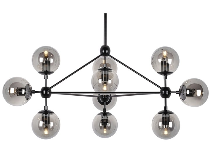 Żyrandol ze szklanymi kloszami Planetario 10 Szkło Metal Lampa kula Lampa z kloszem Funkcje Brak dodatkowych funkcji